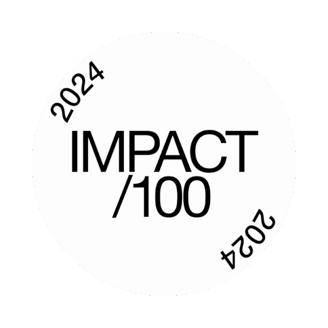 Animated norrsken Impact 100 logo